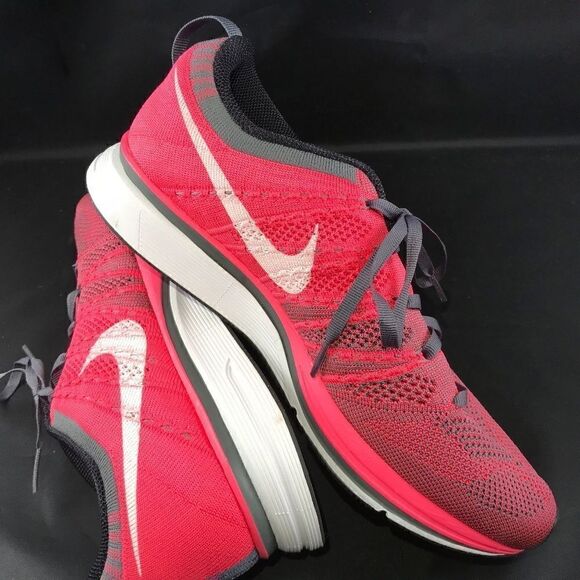 New Nike Flyknit trainer pink grey white sz 9 womens 40.5 mens 7.5 US main image 6